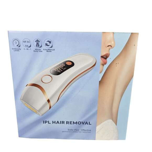IPL Laser Hair Removal Device Safe & Fast Permanent Hair Reduction Face & Body - Picture 1 of 5
